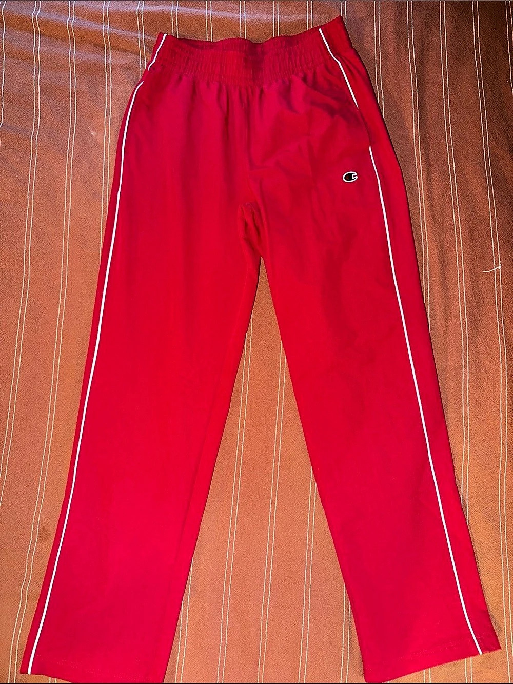Champion Red Track Pants Size Small Like New